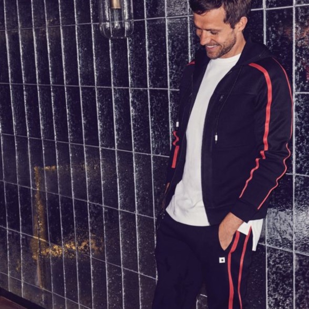 Madison Supply Mesh Bonded Zip-Up hoodie